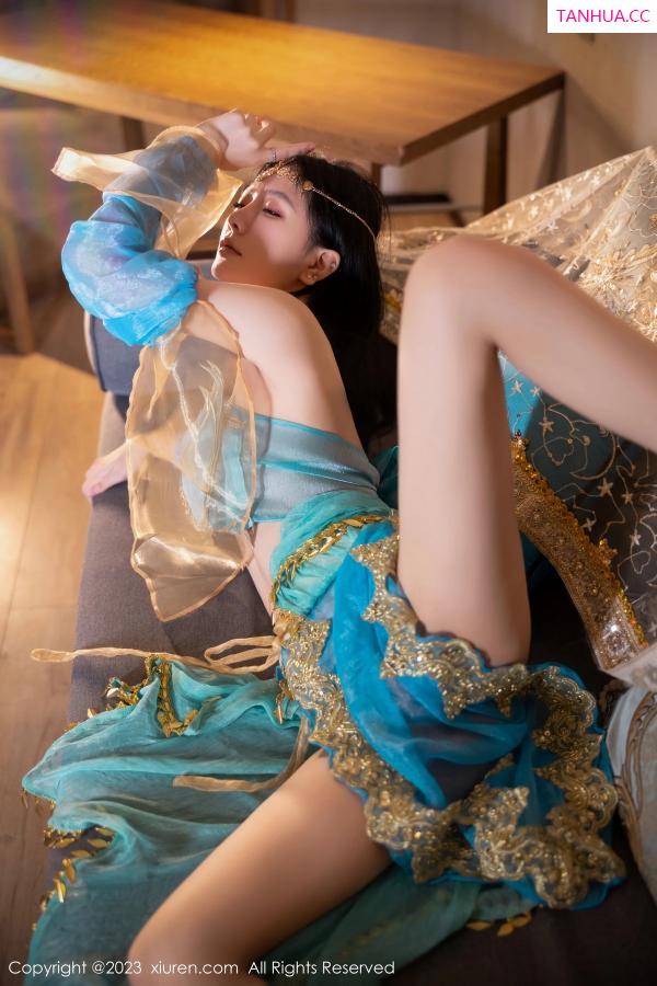   [XiuRen]高清写真图 2023.10.07 No.7469 幼幼 西域舞娘 美腿第51张图片